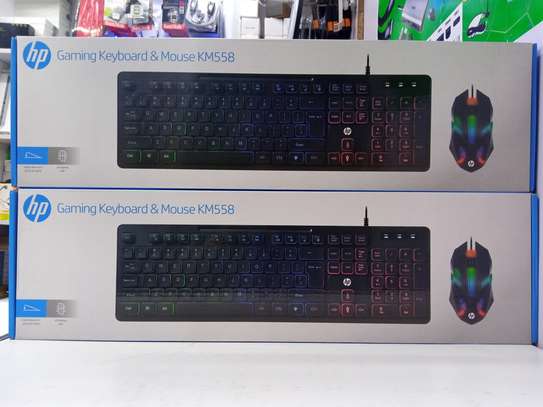 HP Gaming Keyboard Wired RGB Backlit Keyboard and Mouse image 1