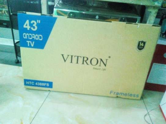 Vitron 4388FS,43" Inch Frameless Smart Android TV image 1