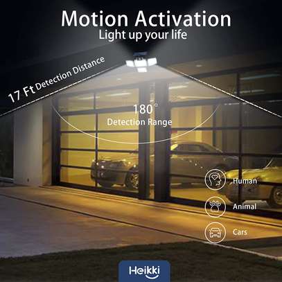 Solar Outdoor Light Motion Sensor Wall Lights image 1