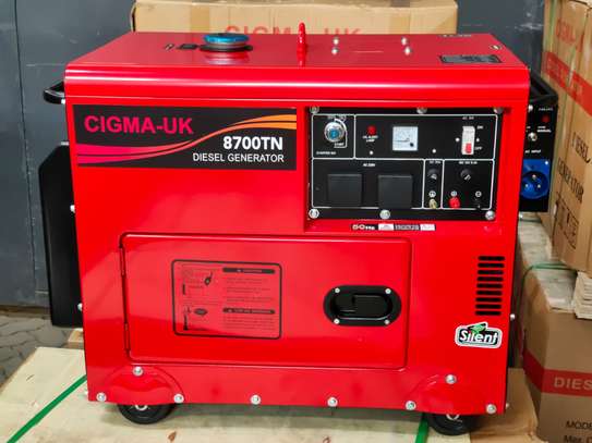 Cigma-UK Diesel silent generator with ATS (Single Phase) image 1