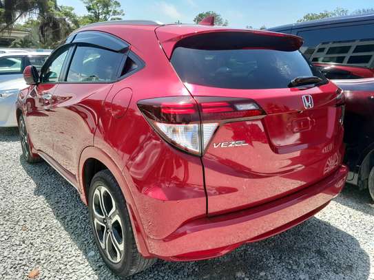 Honda Vezel-hr-v hybrid red 2016 image 2