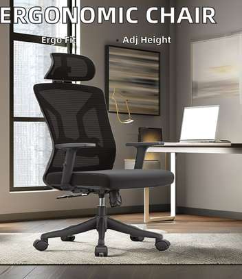 OFFICE CHAIR: Black UnVisible Office Chair image 4