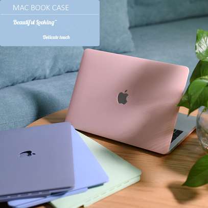 Macbook Case With Apple Logo Laptop Case Cover image 2