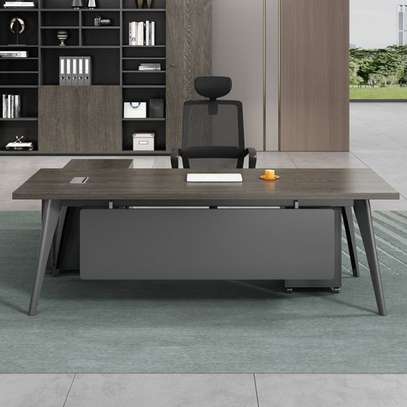 Office Desk; 1800mm Office Desk With Side Drawers image 1