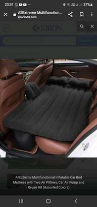Portable inflatable car back seat bed image 2