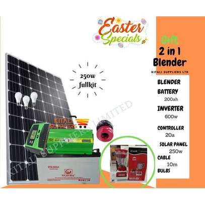 Solarmax Solar Full Kit 250w+ FREE BLENDER image 1