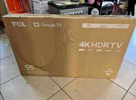 55 TCL Google TV UHD 4K Frameless +Free TV Guard image 1