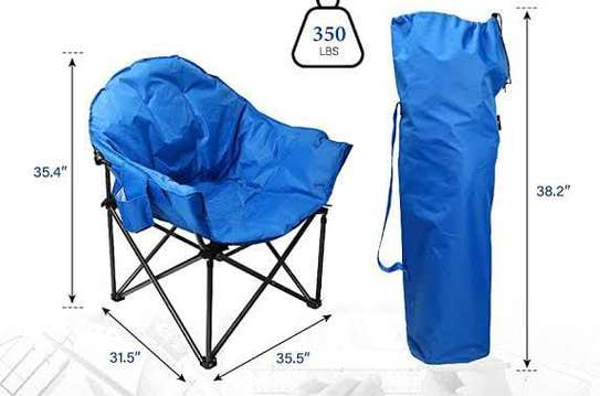 Heavy duty portable camping chairs image 5
