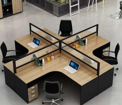 Office Desk; Simple Dual elegant design Office Workstation image 5