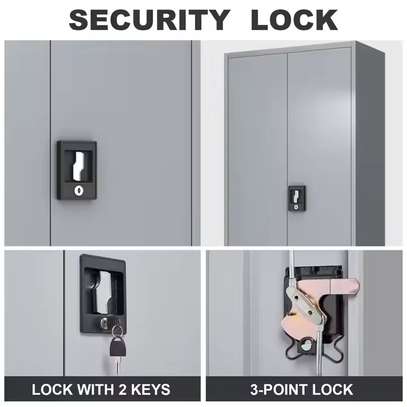 Metallic Full‑Door Filing Cabinet image 3