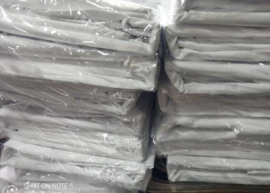 Pure cotton,pure white, stripped quality bedsheets image 3