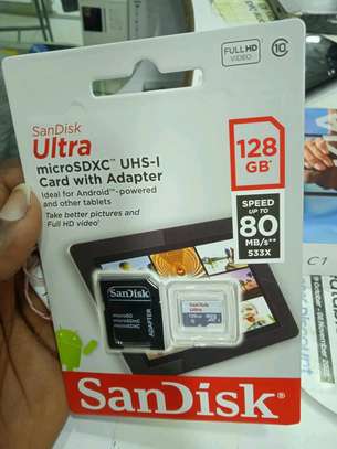 128gb memory cards in shop- Original San disk high speed image 1