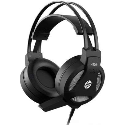 HP H100 OVER-EAR GAMING HEADSET WITH MIC (BLACK) image 2