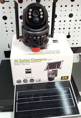 Modern Ai 2 in 1 V380 Solar 4g Dual Lens PTZ Camera image 2