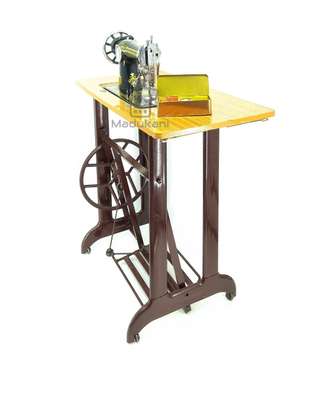 Complete Butterfly Sewing Machine, Stand, Accessories image 2