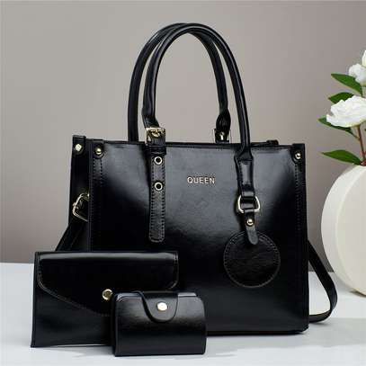 Quality leather 3 in 1 bags set image 5