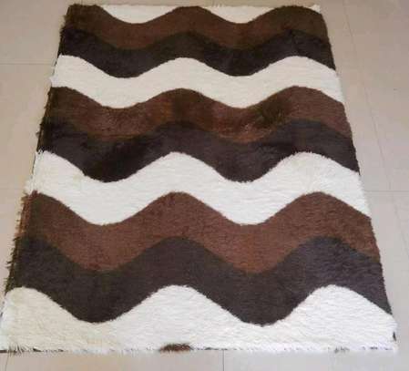 Quality fluffy pattern carpets size 5*8 image 10
