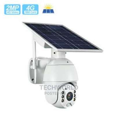 1080P 4g Security Camera Ptz Solar Cctv With Sim Card image 1