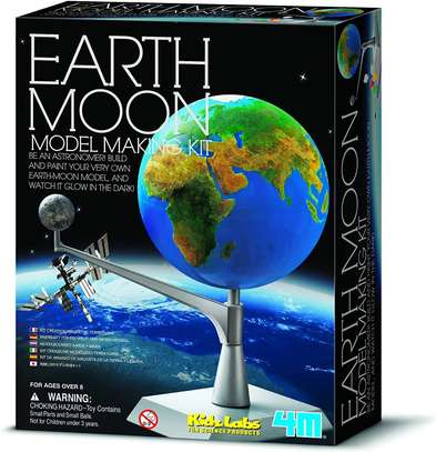 4M, Kidzlabs Earth & Moon Model Kit image 1