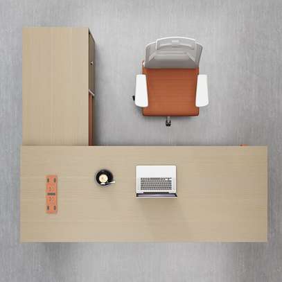 Office Desk : 1.6 Meter L-Shaped Executive Desk image 6