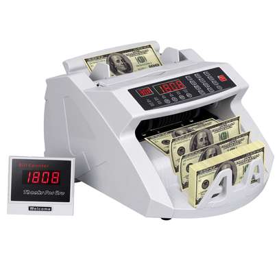 LCD Display Money Bill Counter Counting Machine. image 1