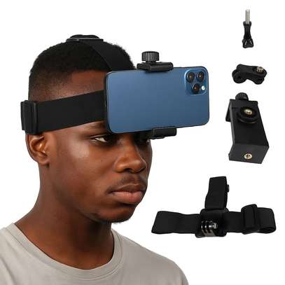 Head Strap Phone Mount for Action Camera GoPro Smartphone image 1