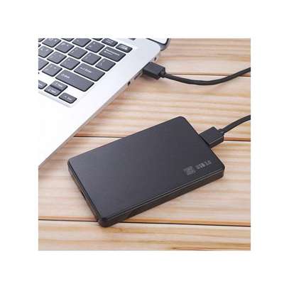 USB 2.0 External Hard Disk Drive Case Enclosure image 1