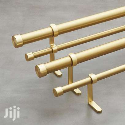 1-2 METER ADJUSTABLE CURTAIN RODS image 1