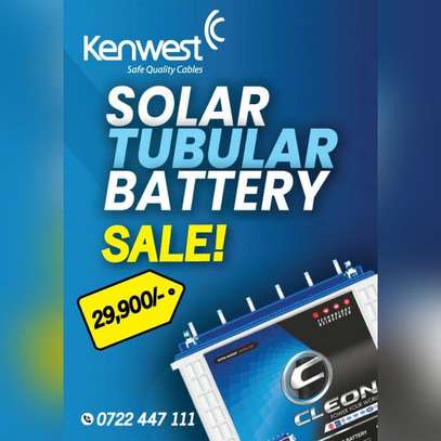 Kenwest Cleon 12V 200AH Solar Tubular Battery image 1