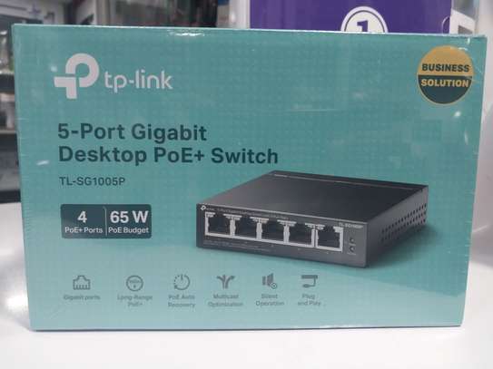 Tp-link 5-Port Gigabit Desktop Switch with 4-Port PoE+ image 1