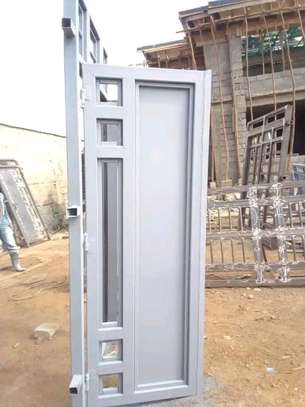 QUALITY MODERN STEEL SINGLE DOOR image 7