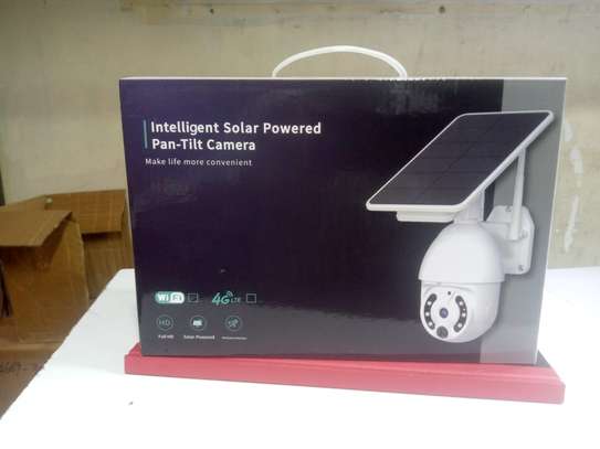 4G PTZ Solar Powered Camera -( With Solar Panel + Battery). image 1