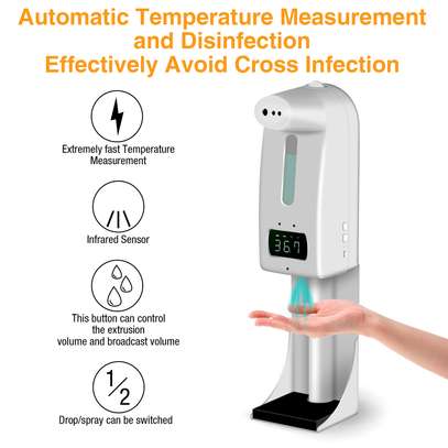 K10 pro automatic smart sensor Soap dispenser 2 in 1 thermometer with soap dispenser image 1