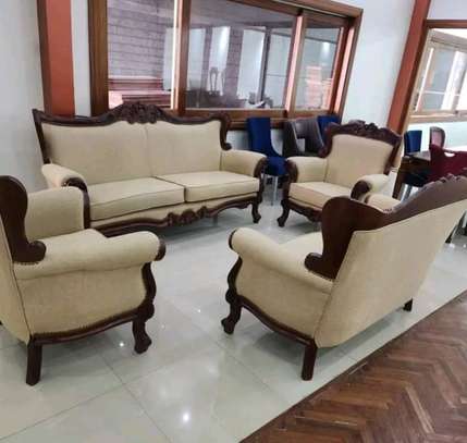 Seven seater antique sofa sets image 9