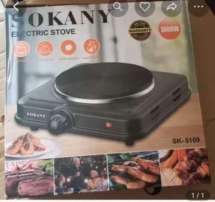 Sokany SK-5109 Electric Stove 1000W Black Compact image 1