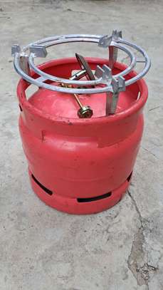 Gas cylinder and accessories; grill, burner(Total) & gas image 3