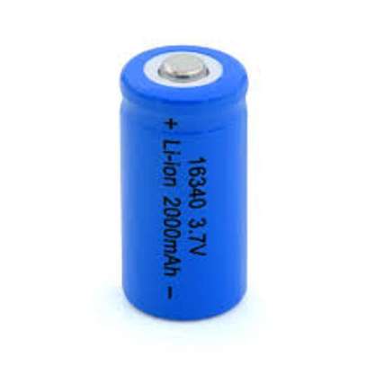 Lithium Ion 16340 Rechargeable 3.7V Battery image 1