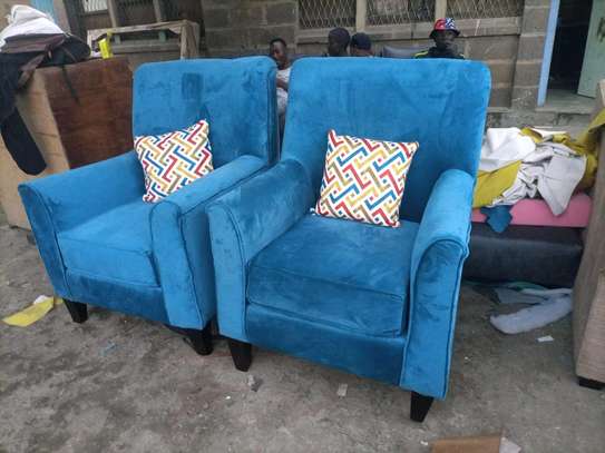 Wingback arm chairs image 1