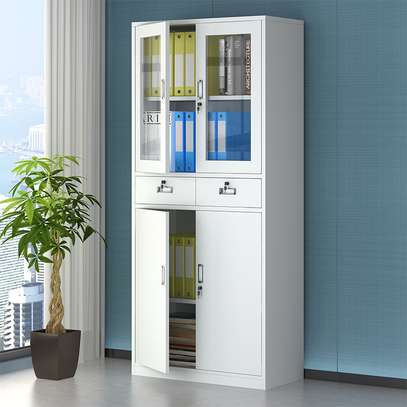 file cabinet: Office cabinet with dividers image 5