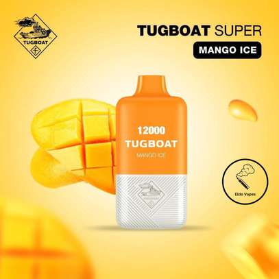 TUGBOAT SUPER KIT and POD 12000 PUFFS Vape - Mango Ice image 1