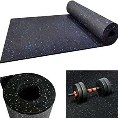 Rubber floor matting 8mm,1×10mt image 1