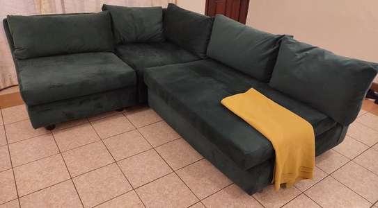 Green Sectional/Modular Sofa image 1