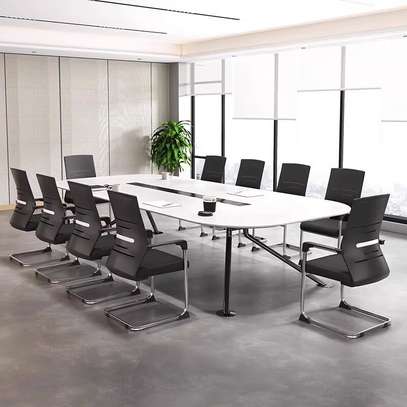 Mesh Cantilever Visitors office bow chair image 5