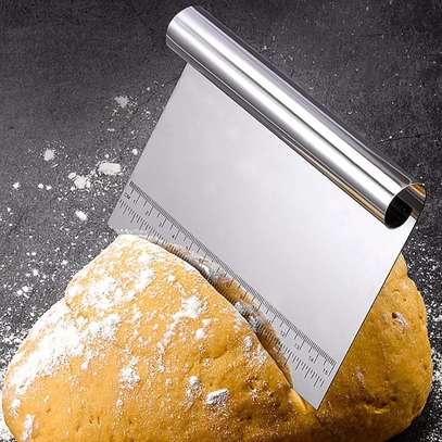 Silver Pastry Scrapper image 1