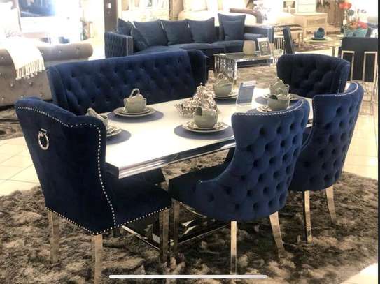 Dining set with 4 chairs image 1