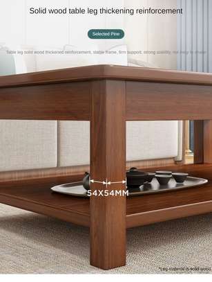 Coffee Table: Rectangular Executive Tea Living Room Table image 2