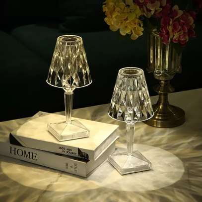 Unique Diamond Table Lamp .Touch Control image 4