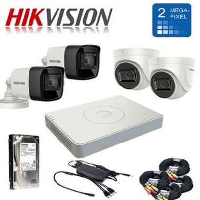 4 HD CCTV CAMERA COMPLETE PACKAGE plus INSTALLATION image 1
