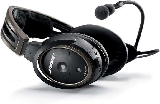 Bose A20 Aviation Headset with Bluetooth Dual Plug Cable, Black image 1