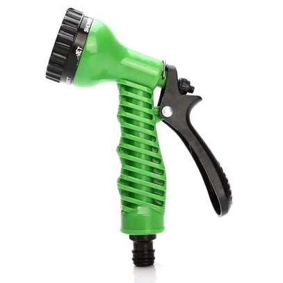 Handheld Adjustable water spray lawn sprinkler 

Features:
*1. 100% Brand new and high quality.
*2. Soft contour handle for comfort grip.
*3. Nozzle can be adjusted to give seven spray patterns: flat,jet,shower,centre (gentle flow),mist,full,cone.
*4. Provide powerful spray when needed.
*5. Excellent for watering and washing. image 2